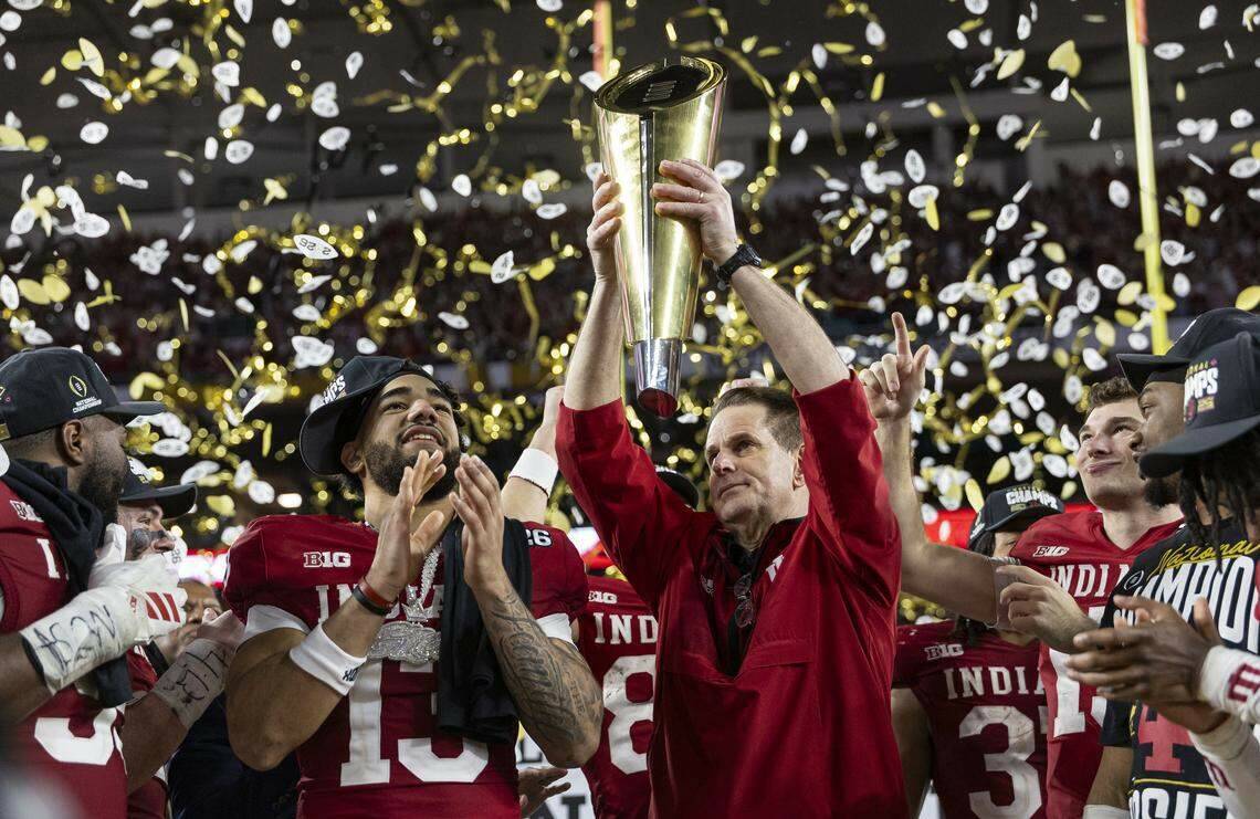 Curt Cignetti and the Indiana Hoosiers win the National Championship.